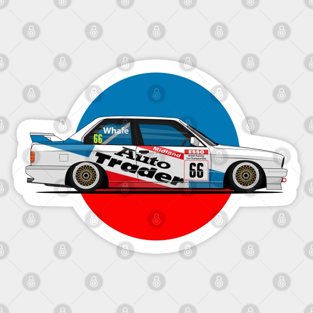 BTCC LEGENDS 90S E30 Sticker by shketdesign